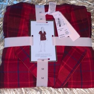 Victoria's Secret Red Plaid Pajama Set FINAL PRICE